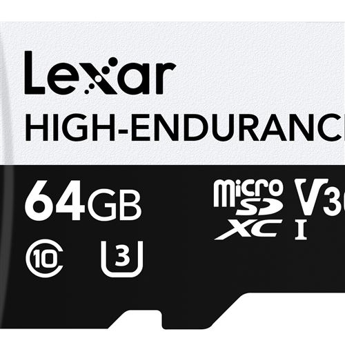 Lexar High-Endurance 64 GB MicroSDXC UHS-I Class 10
