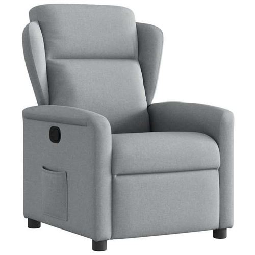 Non Communiqué Gris Vidaxl Fauteuil Réglable Tissu Clair