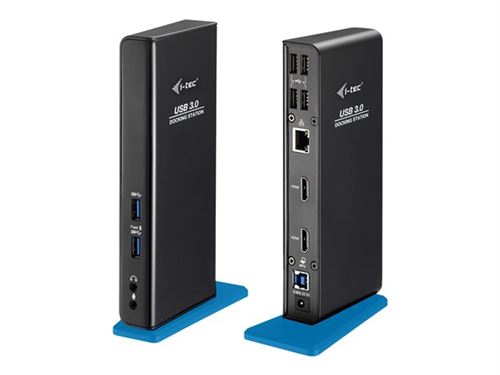 i-Tec USB 3.0/USB-C Dual HDMI Docking Station - Station d'accueil - USB 3.0 - 2 x HDMI - GigE