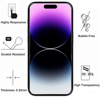 Coque iPhone 15 Pro - Gel souple avec vitre de protection caméra