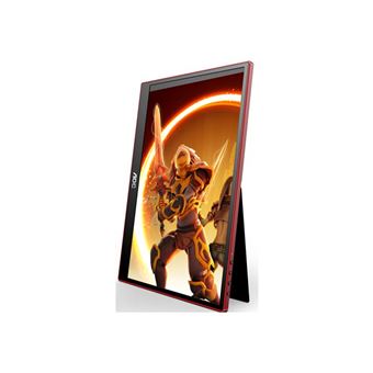 AOC Gaming 16G3 - Écran LED - 15.6" - portable - 1920 x 1080 Full HD (1080p) @ 144 Hz - IPS - 250 cd/m² - 1000:1 - 4 ms - HDMI, Micro HDMI, USB-C - haut-parleurs - noir, rouge