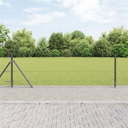 Vidaxl Clôture Hexagonale Avec Base En Béton 50 X 0,6 M - Image 2