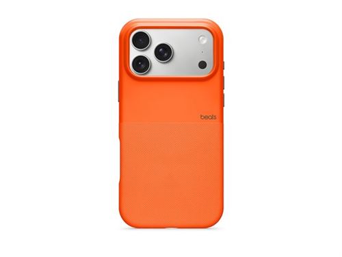 Beats - Coque de protection pour téléphone portable - robuste - contrôle de la caméra - compatibilité avec MagSafe - polyuréthane thermoplastique souple (TPU) - orange sierra - pour iPhone 17 Pro Max