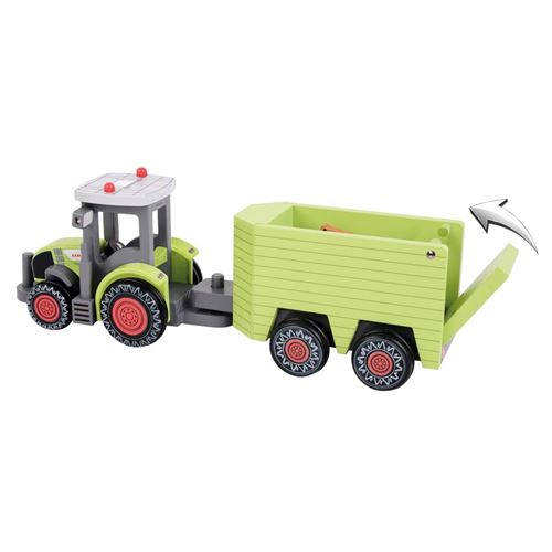 CLAAS Tracteur jouet avec remorque Axion 870 + Animal 36 cm - Camion -  Achat & prix