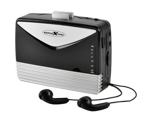 Lecteur de cassettes portable Reflexion WMR01BK noir-argent