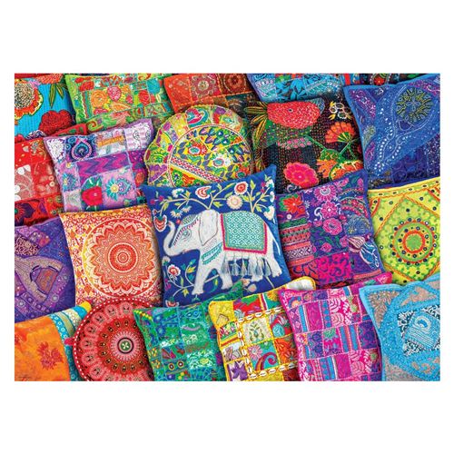 Puzzle Eurographics - Oreillers indiens, 1000 pièces