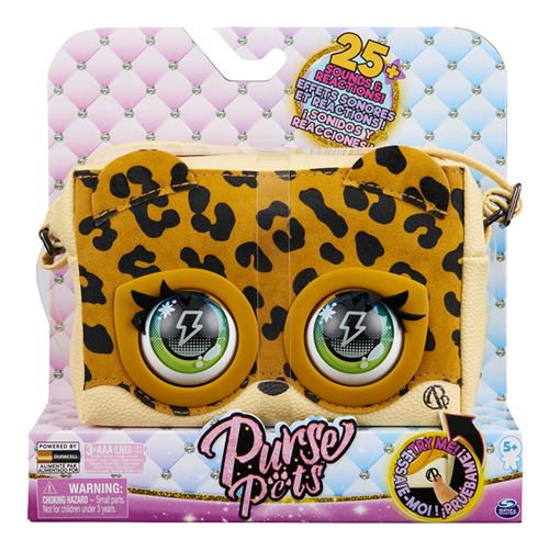 Sac à main interactif Purse Pets Léopard