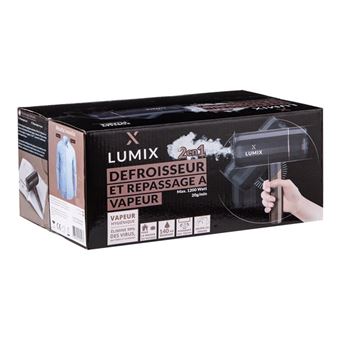 Xlumix LUMSTEAM-BLK - Générateur vapeur portable - semelle : acier inoxydable - 1200 Watt