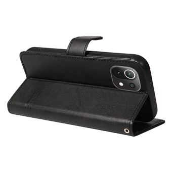Housse Portefeuille Magnétique Pour Xiaomi Mi 11 Lite - Coque Protection Complète Avec Compartiments Cartes