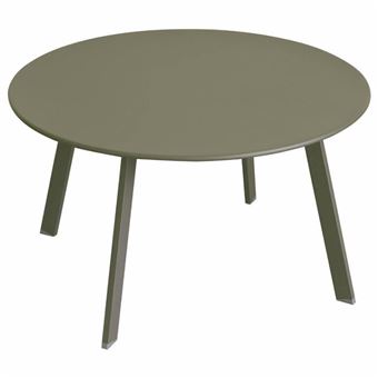 Table basse Saona vert laurier D 70 cm Hespéride - 1