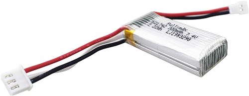Batterie Lipo 7.4V 300mAh Haute Vitesse Compatible WLToys F959 XK A600 A430 Légère et Rechargeable pour Avion RC, Argent