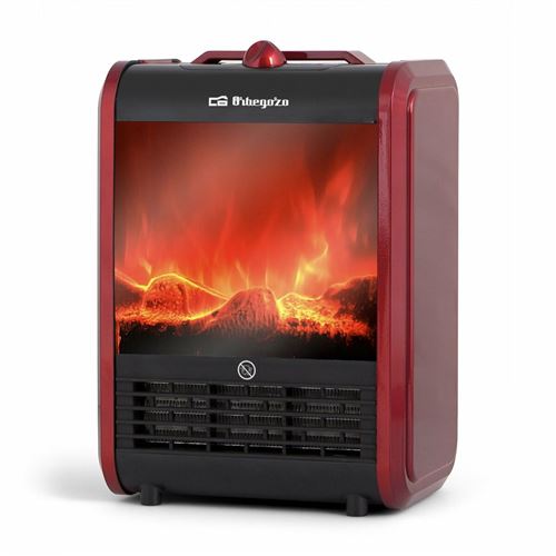Cheminée Électrique Orbegozo CM 9015 1500W Sol Effet Feu Réaliste - Image 4