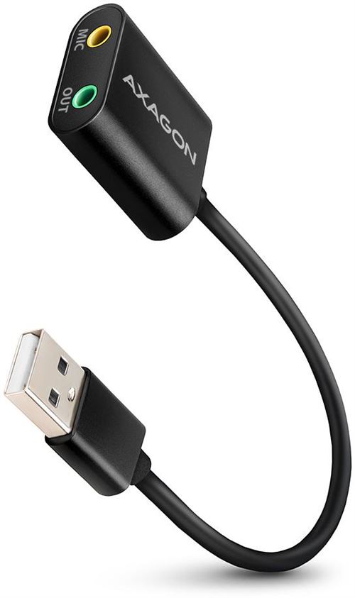 Non Communiqué Axagon Carte Son, Externe, Stéréo, Usb 2.0, 15 Cm