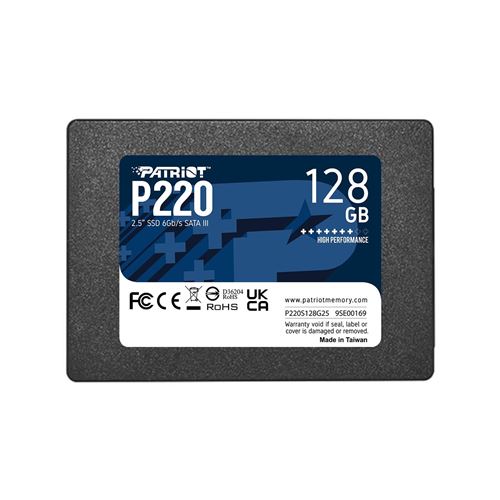 SSD Patriot 128GB 2.5 P220 SATA3 550/480 (P220S512G25)