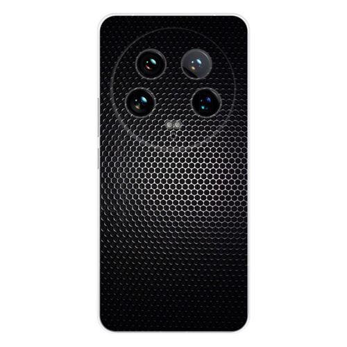 Coque en silicone imprimée compatible Xiaomi 14 Ultra Dark Metal