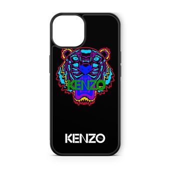 Coque Fifrelin rigide noire pour iPhone 15 - Kenzo Tigre Paris Ref 10161 - 1