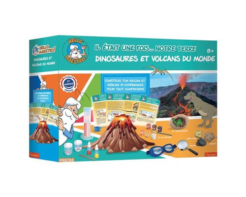 Non Communiqué Dinosaures Et Volcan Du Monde Upyaa Multicolore
