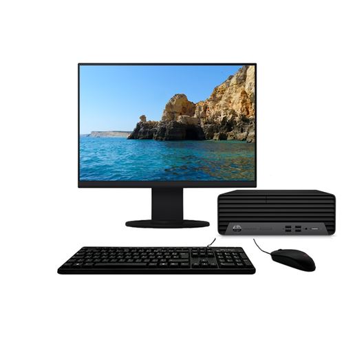 HP Prodesk 400 G7 Sff I3-10100 4.30Ghz 32Go/2To SSD WiFi W11 + Ecran 20