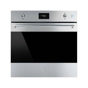SMEG Four encastrable pyrolyse SOP6301S2X, Classica, 68 litres, Combiné Vapeur,