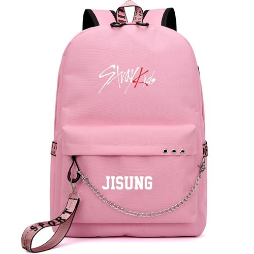 Sac à Dos Stray Kids JISUNG pour Filles (SD1611) 32*15*45 cm Rose