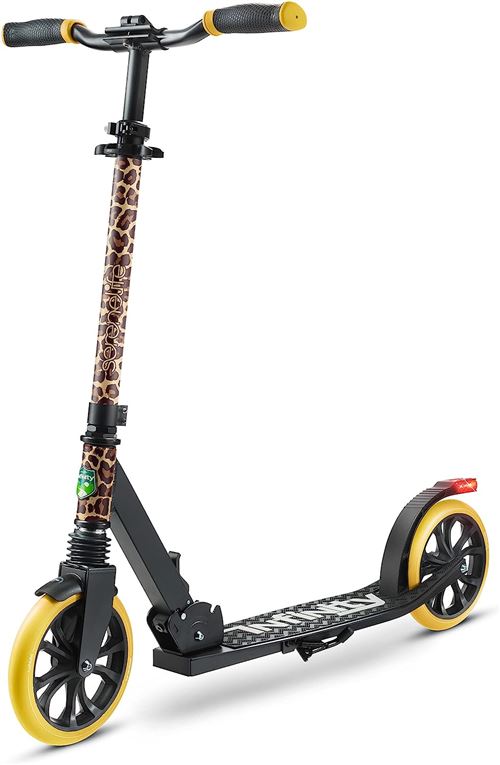 Trottinette freestyle - SereneLife - Léopard - Pliable - Hauteur Réglable