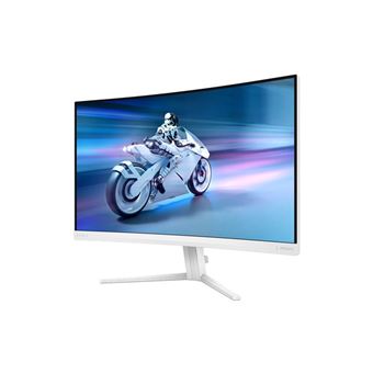 Philips Evnia 5000 27M2C5201L - Écran LED - jeux - incurvé - 27" - 1920 x 1080 Full HD (1080p) @ 180 Hz - Fast VA - 3000:1 - HDR10 - 0.5 ms - 2xHDMI, DisplayPort - blanc