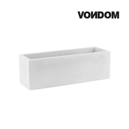 Pot VONDOM Modèle Jardinera - Blanc mat - 100cm