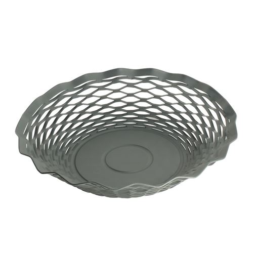 Non Communiqué Gris Corbeille À Pain Anthracite 24.5 Cm - Roger Orfèvre - Inox