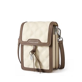 Sac à Main Bandoulière Vintage Mr. Leather – Cuir Blanc – Années 70 – Style Hobo