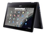 Acer Chromebook Spin 511 R753TN - Conception inclinable - Intel Celeron - N4500 / 1.1 GHz - Chrome OS - UHD Graphics - 4 Go RAM - 32 Go eMMC - 11.6" IPS écran tactile 1366 x 768 (HD) - Wi-Fi 6 - schiste noir - clavier : Suisse Allemand