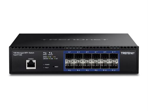 TrendNet TL2-F7120 TL2-F7120 Netzwerk Switch SFP+ 12 Port