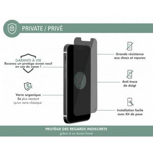 Protège écran iPhone 12 mini Original Garanti à vie Force Glass