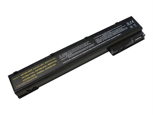 CoreParts - Batterie de portable - Lithium Ion - 8 cellules - 4.4 Ah - 65 Wh - noir - pour HP EliteBook 8560w, 8760w, 8770w