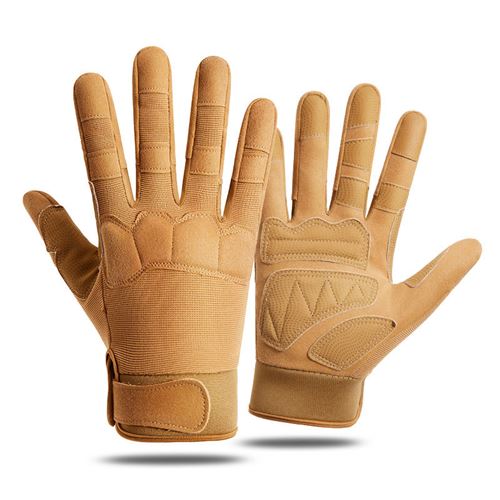GENERIQUE - Gants Moto - Tactiles - Coque Souple - Respirants - Marron - Taille M - Image 2