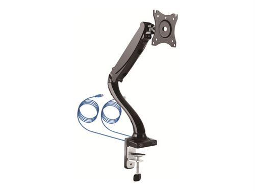 Napofix - Kit de montage - bras réglable - pour Écran LCD - Taille d'écran : 13-27 - montrable sur bureau