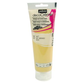Peinture Acrylique - DecoCrème - Greengold - 120ml - 1