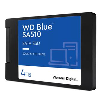 WD Blue SA510 WDS400T3B0A - SSD - 4 To - interne - 2.5" - SATA 6Gb/s - 1
