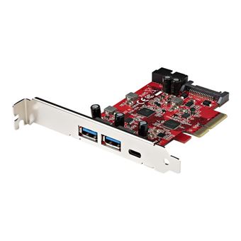 Carte contrôleur USB 3.1 Type C - 2 ports - PCI-Express - Startech - Carte  contrôleur - Top Achat