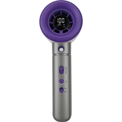 Verbatim Cool 'N' Go Aqua Breeze - Ventilateur - Portable - Usb-C - Violet/Gris