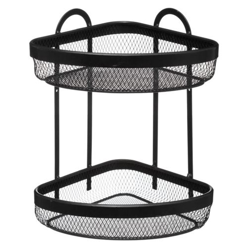 Non Communiqué Noir Five Simply Smart - Étagère D'angle 2 Niveaux "Mayaj" 33Cm