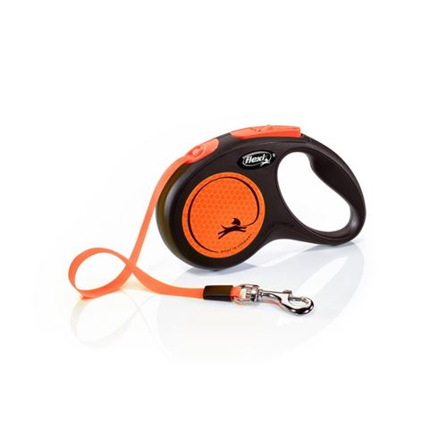 Flexi New Neon S Tape 5 m (black/neon orange)