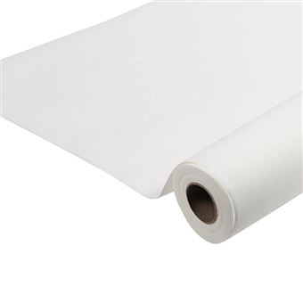Paw - Chemin de Table en airlaid (40 cm x 5 m) I Décoration de Table Communion Confirmation Mariage Anniversaire Party baptême I Nappe de Chemin de Table - Naturel Feuilles I
