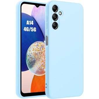 Coque pour Samsung Galaxy A14 4G/5G, Protection Ultra Slim Antichoc Anti-Rayures Bleu Ciel - BOOLING - 1