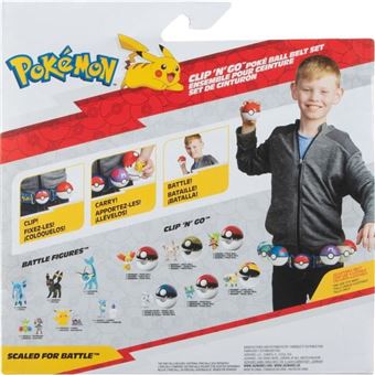 Bandai - Pokémon - Cintura clip 'N' Go - 1 cintura, 1 Poké Ball, 1 Nest