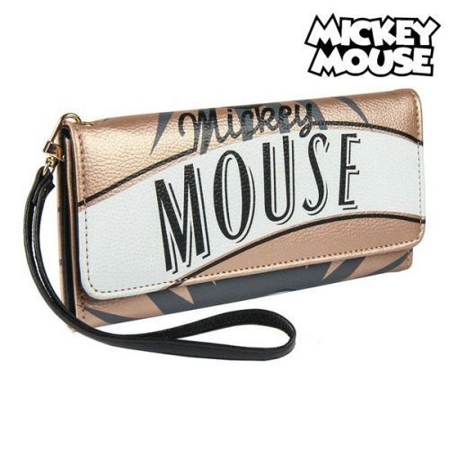 Portefeuille Mickey Mouse Porte-cartes Doré 70684