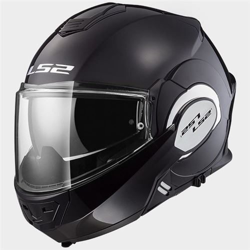 Casque LS2 FF399 Valiant Solid noir brillant XL