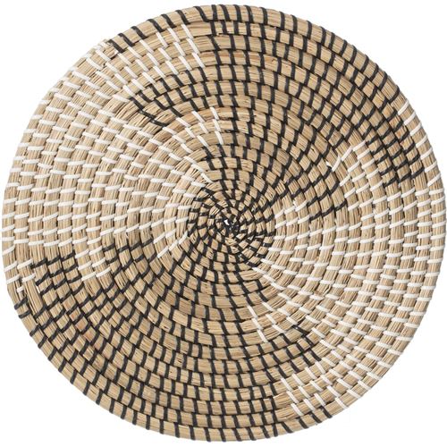 Set de table en osier vannerie Mood - Diam. 35 cm - Noir