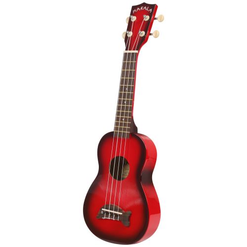Kala MK-SD-RDBURST Makala Dolphin Red Burst ukulele soprano
