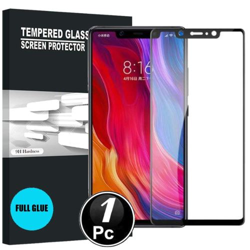 Xiaomi Mi 8 SE Vitre protection d'ecran en verre trempé incassable protection integrale Full 3D Tempered Glass FULL GLUE - [X1-Noir]