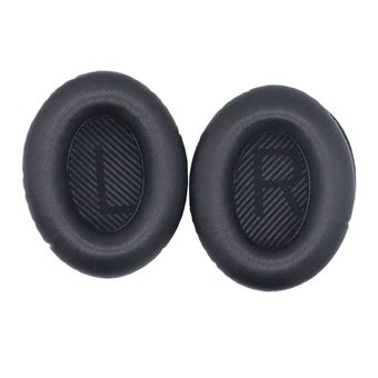 Accessoires audio GENERIQUE Coussinets de remplacement - oreillette mousse  coussin de rechange pour casque bose quiet comfort qc25 qc35 qc15 qc2 ae2  ae2i ae2w - noir